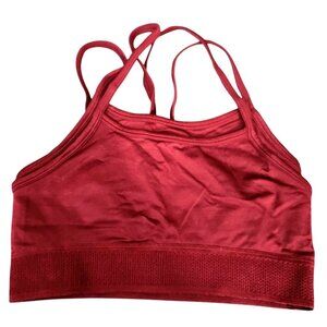 Fabletics Energy Bra Double Strap Red Size M